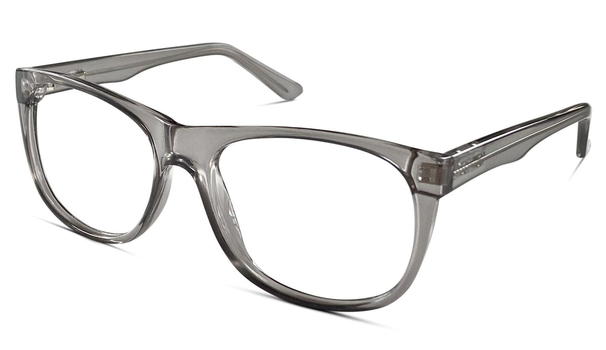 BlockBlueLight Blue Light Filter Computer Glasses - Clear Lens Kids ScreenTime Computer Glasses Pearl Grey - Medium