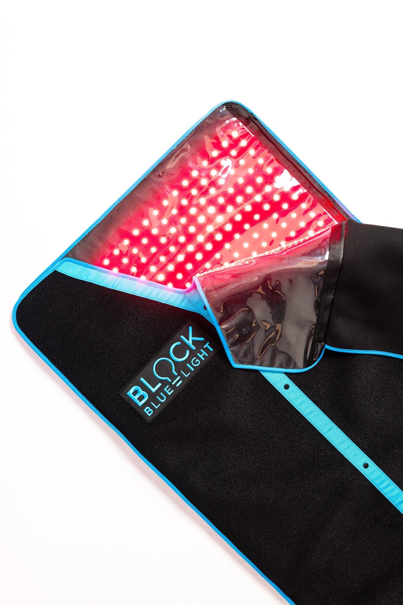 Red Light Therapy Blanket partially unfolded