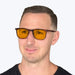 BlockBlueLight Blue Light Blocking Glasses - Amber Lens SunDown Taylor Blue Blocking Glasses - Tortoise