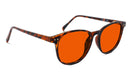 NightFall Billie Blue Blocking Glasses - Tortoise - Readers